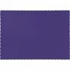 Creative Converting Solid Color Tableware Purple Placemats, 50 Ct
