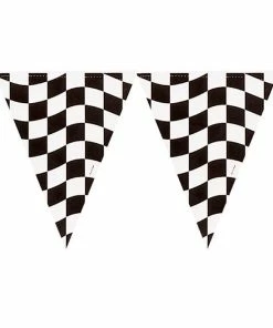 Creative Converting Black And White Check Banner Racing Theme Party Decorations
