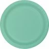 Creative Converting Solid Color Tableware Fresh Mint Green Paper Plates, 24 Ct