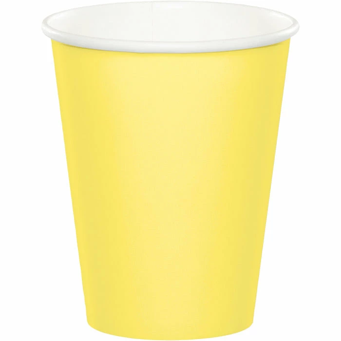 Creative Converting Mimosa Hot/Cold Paper Paper Cups 9 Oz., 24 Ct Solid Color Tableware