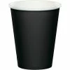 Creative Converting Solid Color Tableware Black Velvet Hot/Cold Paper Cups 9 Oz., 8 Ct
