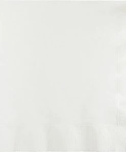 Creative Converting White Dinner Napkins 3Ply 1/4Fld, 25 Ct