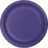 Creative Converting Purple Paper Plates, 8 Ct Solid Color Tableware