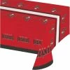 Creative Converting NFL And Football Party Supplies Tampa Bay Buccaneers Plastic Table Cover, 54" X 102"