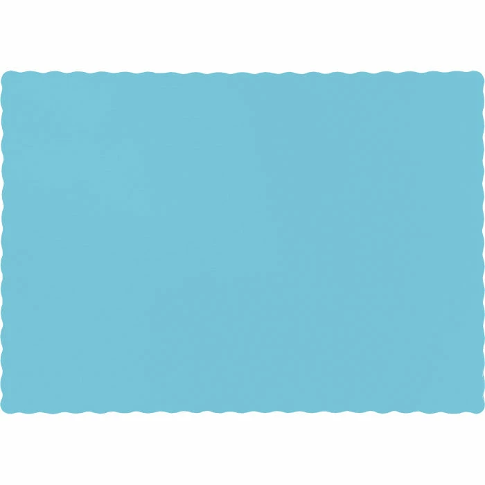 Creative Converting Pastel Blue Placemats, 50 Ct