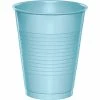 Creative Converting Solid Color Tableware Pastel Blue Plastic Cups, 20 Ct