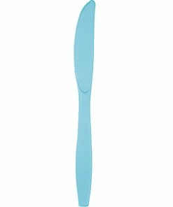 Creative Converting Pastel Blue Plastic Knives, 24 Ct