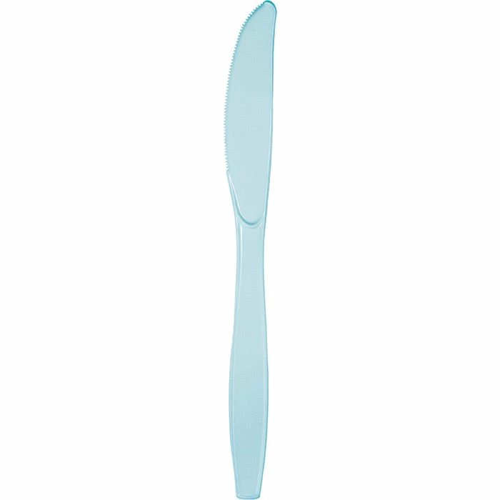 Creative Converting Pastel Blue Plastic Knives, 50 Ct