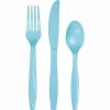 Creative Converting Pastel Blue Assorted Cutlery, 18 Ct