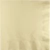 Creative Converting Ivory Dinner Napkins 3Ply 1/4Fld, 25 Ct