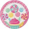 Creative Converting Candy Bouquet Paper Plates, 8 Ct