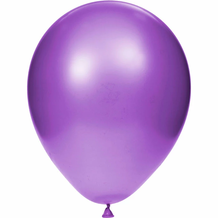 Creative Converting Latex Balloons 12" Amethyst, 15 Ct Solid Color Tableware