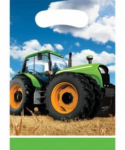Creative Converting Tractor Time Favor Bags, 8 Ct