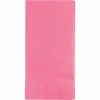 Creative Converting Solid Color Tableware Candy Pink Dinner Napkins 2Ply 1/8Fld, 50 Ct