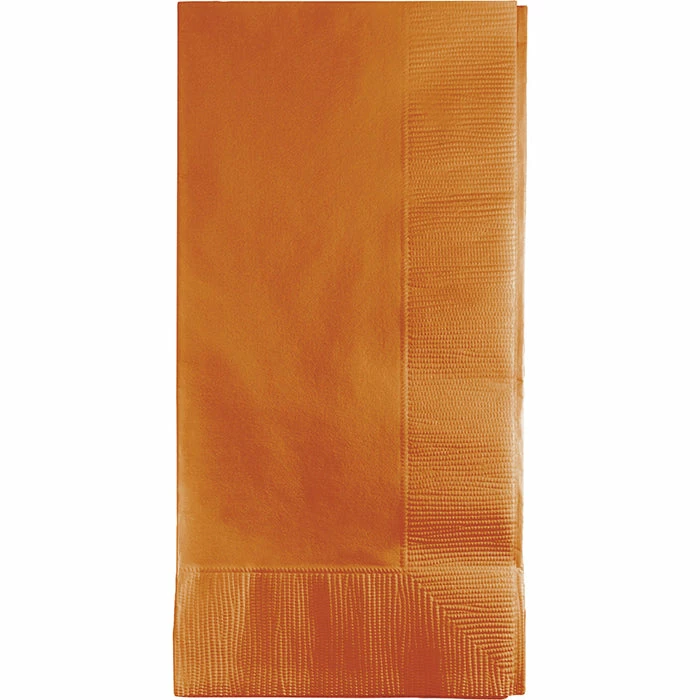 Creative Converting Pumpkin Spice Dinner Napkins 2Ply 1/8Fld, 50 Ct