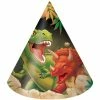 Creative Converting Dinosaur Party Hats, 8 Ct