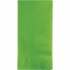 Creative Converting Solid Color Tableware Fresh Lime Dinner Napkins 2Ply 1/8Fld, 50 Ct