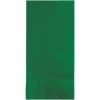 Creative Converting Emerald Green Dinner Napkins 2Ply 1/8Fld, 100 Ct Solid Color Tableware