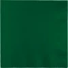 Creative Converting Hunter Green Dinner Napkins 3Ply 1/4Fld, 25 Ct