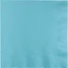 Creative Converting Pastel Blue Dinner Napkins 3Ply 1/4Fld, 25 Ct Solid Color Tableware