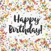 Creative Converting Confetti Sprinkles Birthday Napkins, 16 Ct Kids Birthday Party Themes