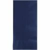 Creative Converting Solid Color Tableware Navy Dinner Napkins 2Ply 1/8Fld, 100 Ct