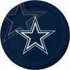 Creative Converting NFL And Football Party Supplies Dallas Cowboys Paper Plates, 8 Ct