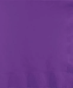 Creative Converting Amethyst Dinner Napkins 3Ply 1/4Fld, 25 Ct