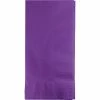 Creative Converting Amethyst Dinner Napkins 2Ply 1/8Fld, 50 Ct