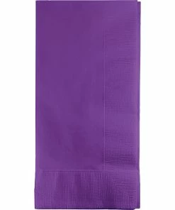 Creative Converting Amethyst Dinner Napkins 2Ply 1/8Fld, 50 Ct