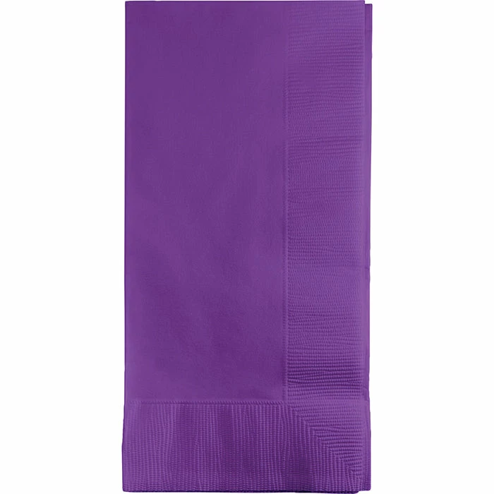 Creative Converting Amethyst Dinner Napkins 2Ply 1/8Fld, 50 Ct