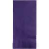 Creative Converting Purple Dinner Napkins 2Ply 1/8Fld, 100 Ct