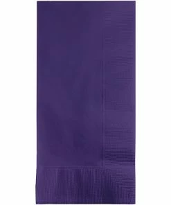 Creative Converting Purple Dinner Napkins 2Ply 1/8Fld, 100 Ct