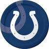 Creative Converting Indianapolis Colts Paper Plates, 8 Ct NFL And Football Party Supplies