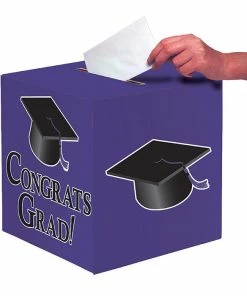 Creative Converting Graduation Party Supplies Graduation Card Box, Grad, 9