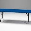 Creative Converting Stay Put Tablecover Royal Blue, 30" X 96"