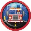 Creative Converting Fire Truck Dessert Plates, 8 Ct Kids Birthday Party Themes