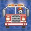 Creative Converting Fire Trucks Beverage Napkins, 16 Ct