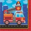Creative Converting Fire Truck Napkins, 16 Ct