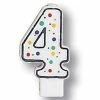 Creative Converting Polka Dot #4 Candle Birthday Party Candles