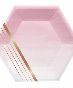 Creative Converting Rose' All Day Dessert Plates, 8 Ct