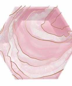 Creative Converting Rose' All Day Dessert Plates, 8 Ct