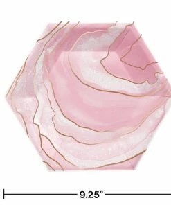 Creative Converting Rose' All Day Dessert Plates, 8 Ct