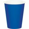 Creative Converting Cobalt Hot/Cold Paper Cups 9 Oz., 24 Ct Solid Color Tableware
