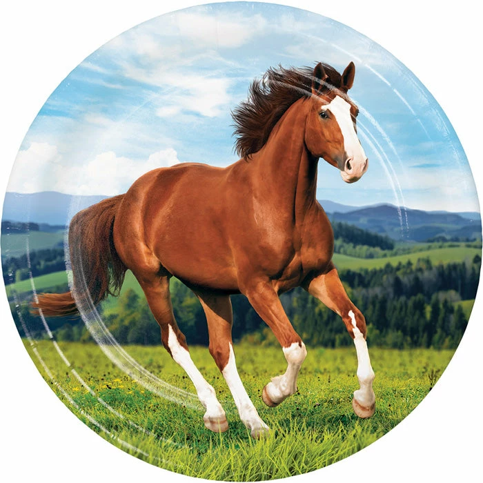 Creative Converting Horse And Pony Paper Plates, 8 Ct