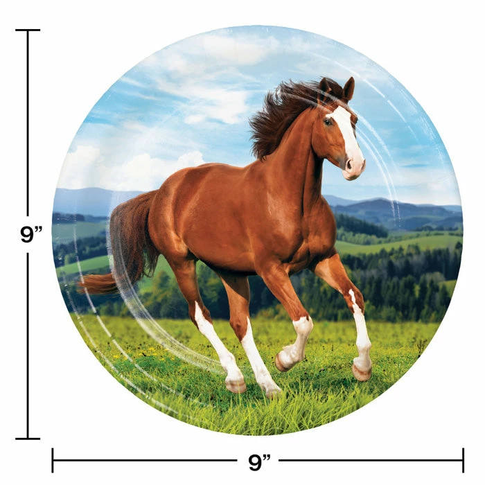 Creative Converting Horse And Pony Paper Plates, 8 Ct