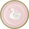 Creative Converting Kids Birthday Party Themes Stylish Swan Paper Plates, Pack Of 8