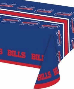 Creative Converting Buffalo Bills Plastic Table Cover, 54