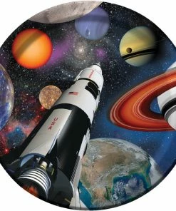 Creative Converting Space Blast Paper Plates, 8 Ct