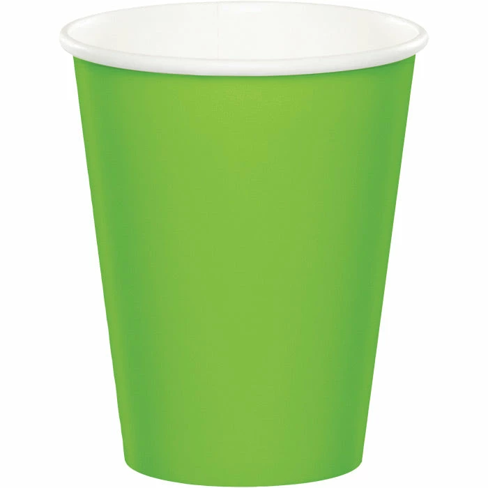 Creative Converting Fresh Lime Hot/Cold Paper Cups 9 Oz., 24 Ct